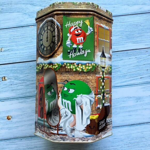 M&M's Christmas Village Series 2000 Limited Edition Collectible Tin ⭐️ - Picture 3 of 7